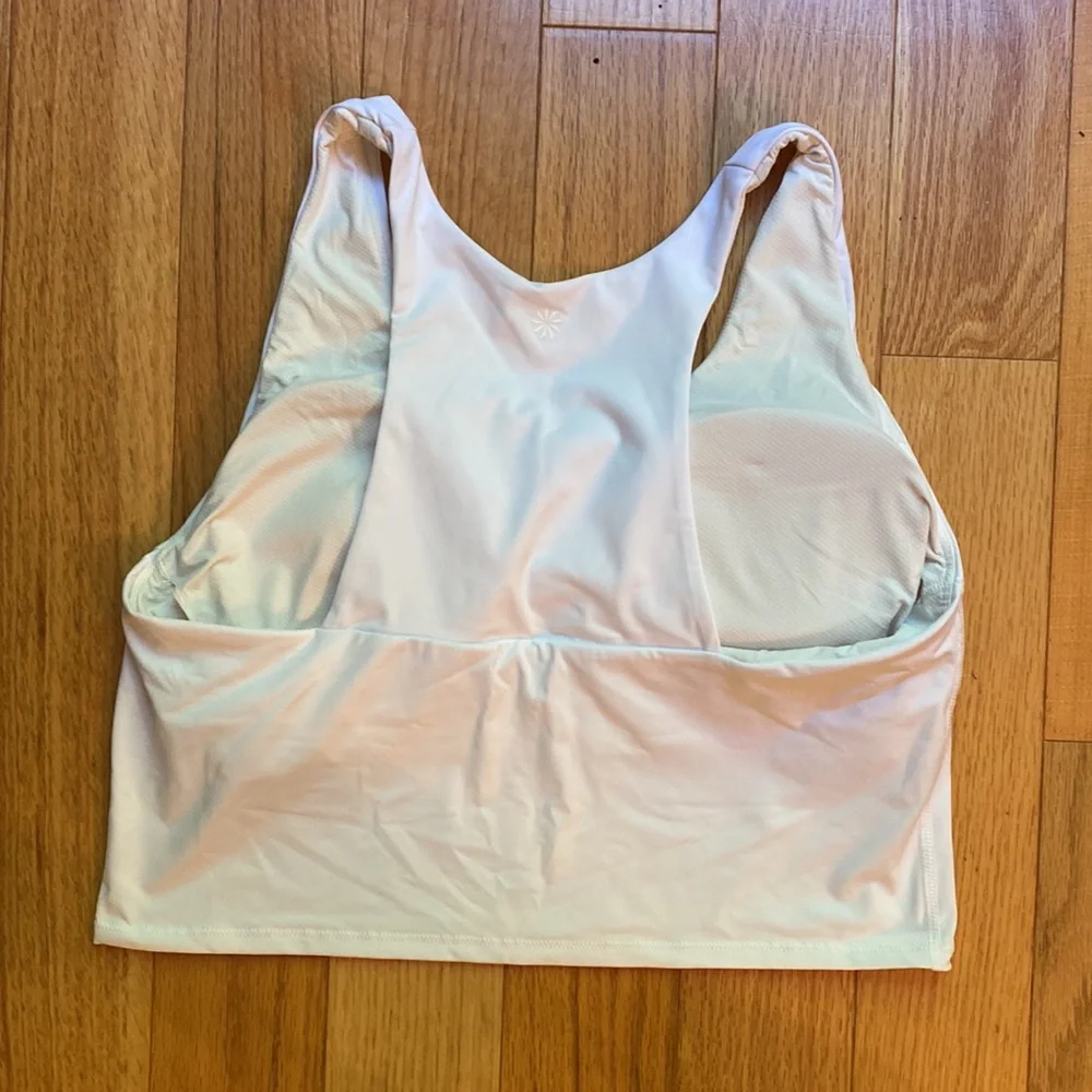 Athleta white sports bra L - Picture 3 of 7